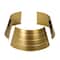 Glitzhome® 22" Christmas Painted Gold Metal Tree Collar